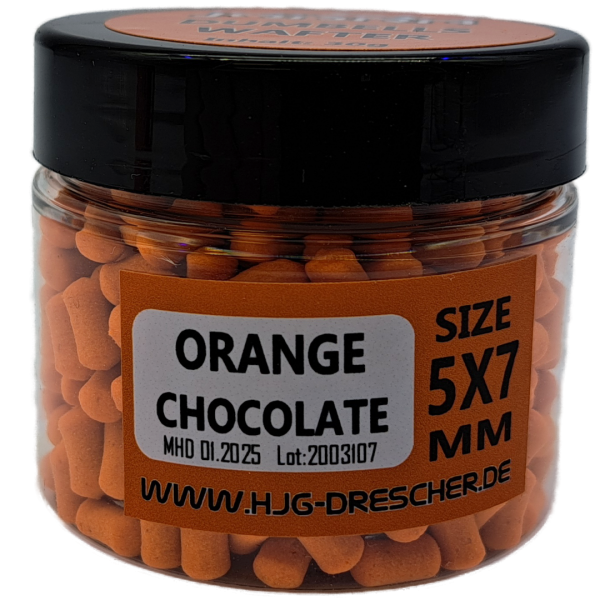 5x7 mm Wafter Chocolate orange